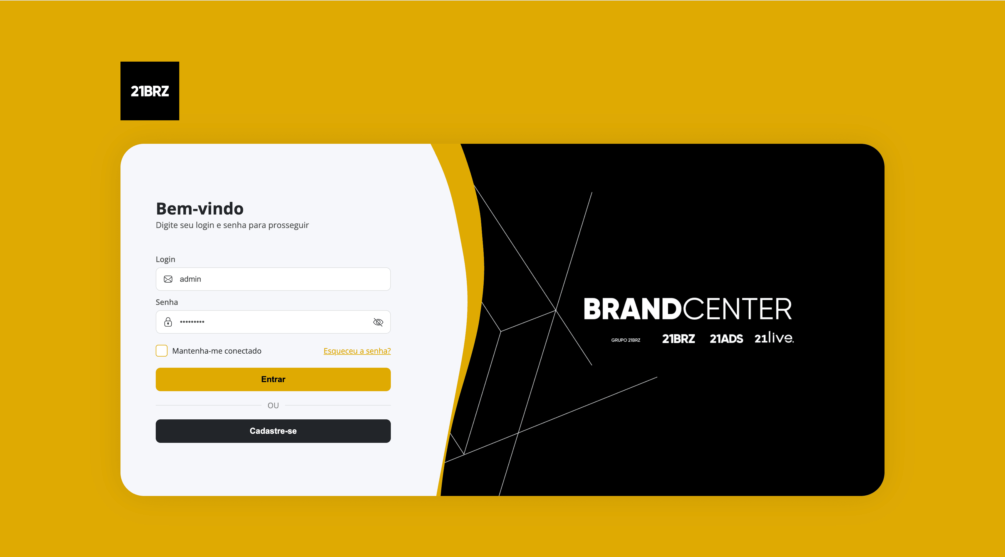 21Live BrandCenter
